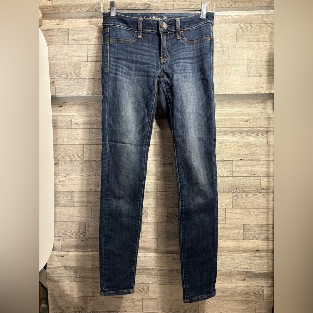 American Eagle Outfitters Dark Blue Skinny Jeans